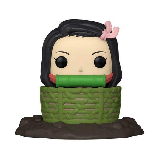 Demon Slayer: Kimetsu no Yaiba POP! Deluxe Vinyl Figur Nezuko Kamado in Basket Exclusive Edition 9 cm