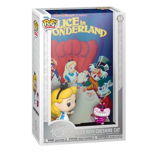 Disney's 100th Anniversary POP! Movie Poster & Figur Alice in Wonderland 9 cm