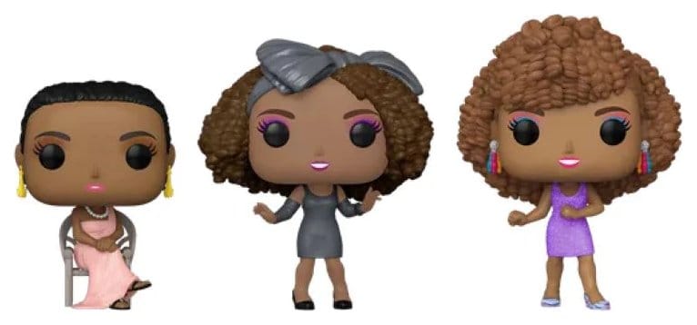 Whitney Houston POP! Icons Vinyl Figuren 3er-Pack Exklusive Edition 9 cm