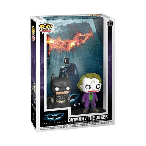 DC POP! Movie Poster & Figur The Dark Knight 9 cm