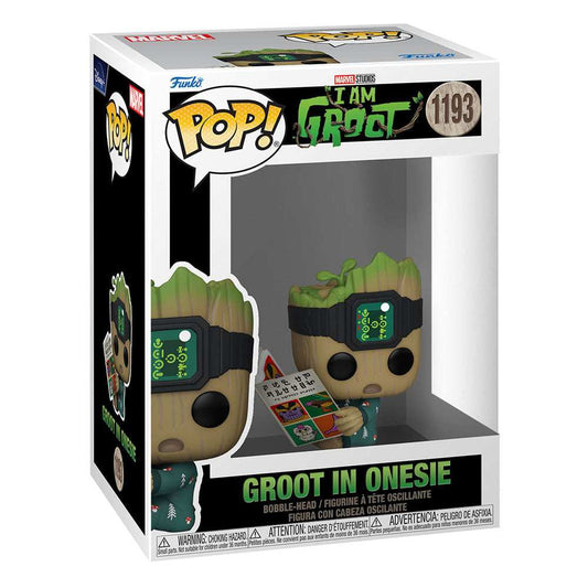 Ich bin Groot POP! Vinyl Figur Groot PJs w/book 9 cm