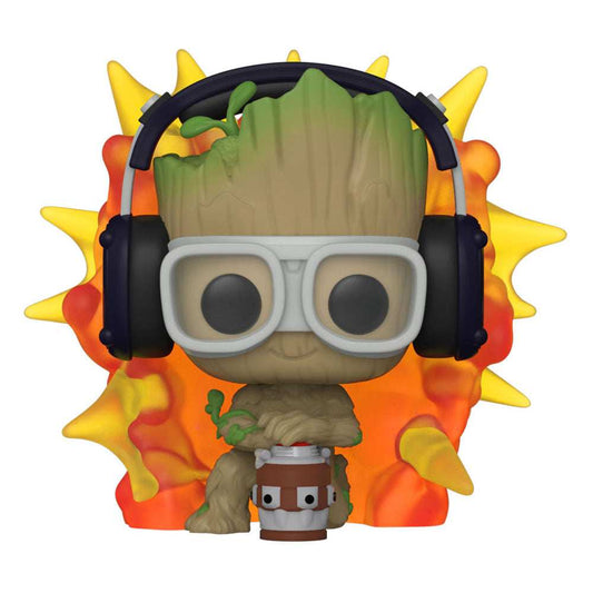 Ich bin Groot POP! Vinyl Figur Groot w/ detonator 9 cm