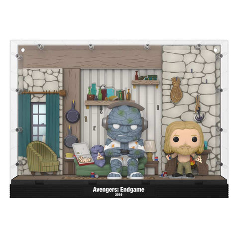 Avengers Endgame POP Moments Deluxe Vinyl Figuren 2er-Pack Thor's House 9 cm