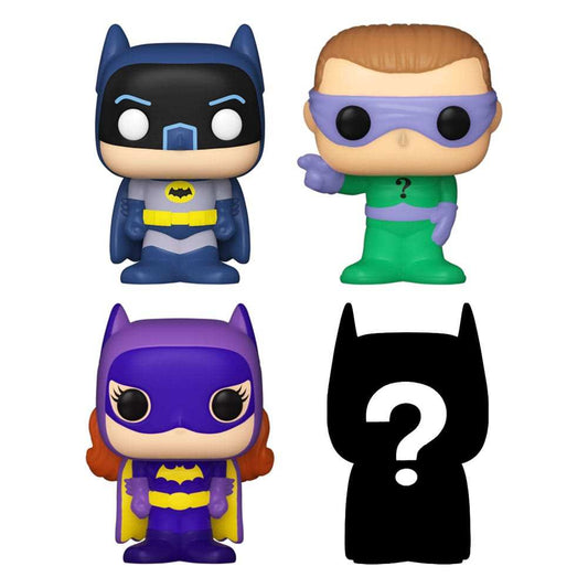 DC Bitty POP! Vinyl Figuren 4er-Pack Batman Adam West 2,5 cm