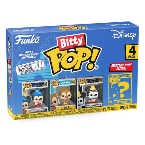 Disney Bitty POP! Vinyl Figuren 4er-Pack Sorcerer Mickey 2,5 cm