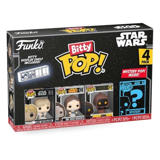 Star Wars Bitty POP! Vinyl Figuren 4er-Pack Luke 2,5 cm