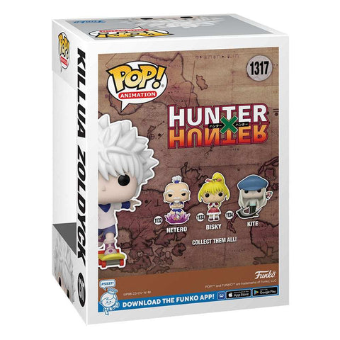 Hunter x Hunter POP! Animation Vinyl Figuren Killua w/Skateboard 9 cm