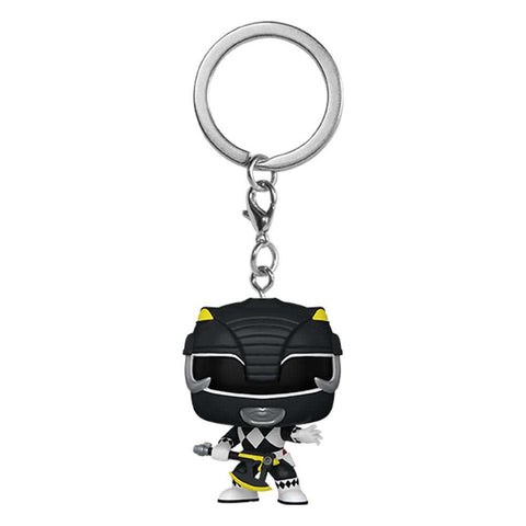 Power Rangers 30th POP! Vinyl Schlüsselanhänger 4 cm Black Ranger Display (12)