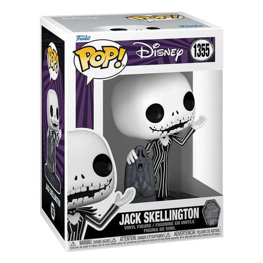 Nightmare before Christmas 30th POP! Disney Vinyl Figur Jack w/Gravestone 9 cm