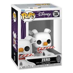 Nightmare before Christmas 30th POP! Disney Vinyl Figur Zero w/Candy Cane 9 cm