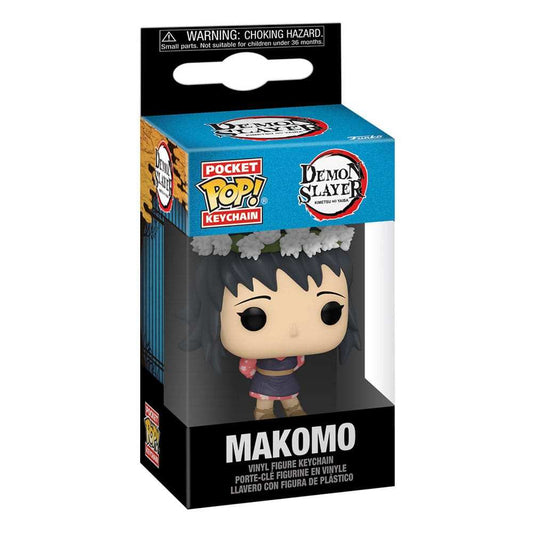 Demon Slayer: Kimetsu no Yaiba POP! Vinyl Schlüsselanhänger 4 cm Makomo (Flower Headdress) Display (12)