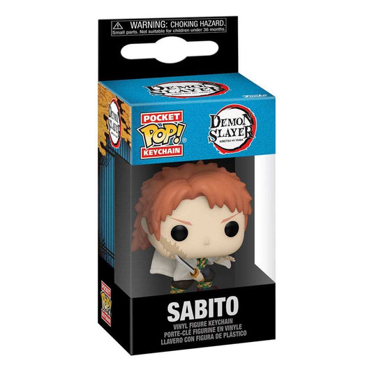 Demon Slayer: Kimetsu no Yaiba POP! Vinyl Schlüsselanhänger 4 cm Sabito (No Mask) Display (12)