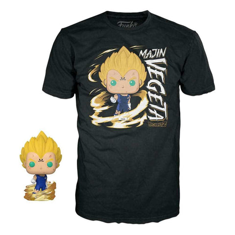 Dragonball Z POP! & Tee Vinyl Figur & T-Shirt Set Majin Vegeta (GW) Größe XL