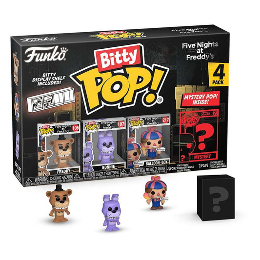 Five Nights at Freddy's Bitty POP! Vinyl Figuren 4er-Pack Freddy 2,5 cm