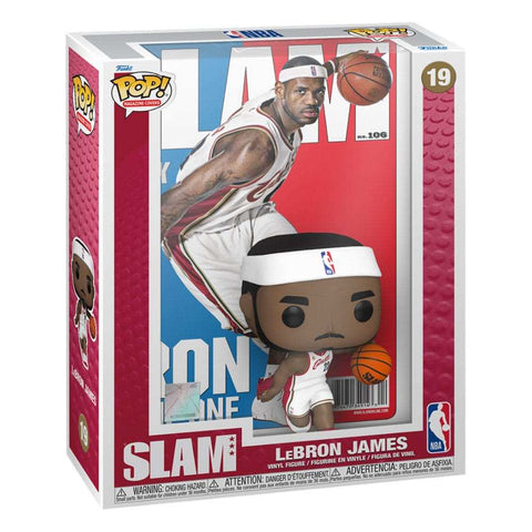 NBA Cover POP! Basketball Vinyl Figur LeBron James (SLAM Magazin) 9 cm