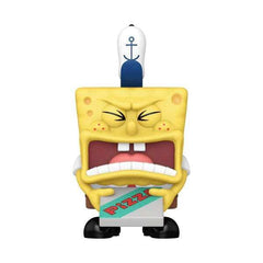 SpongeBob Schwammkopf 25th Anniversary POP! Vinyl Figur SB w/Pizza 9 cm