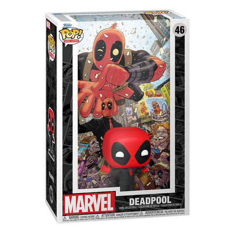 Marvel POP! Comic Cover Vinyl Figur Deadpool (2025) #1 Deadpool in Black Suit 9 cm