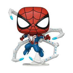 Spider-Man 2 POP! Games Vinyl Figur Peter Parker Suit 9 cm