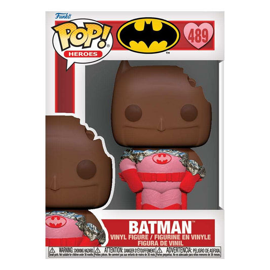 DC Valentines POP! Heroes Vinyl Figur Batman (Val Choc) 9 cm