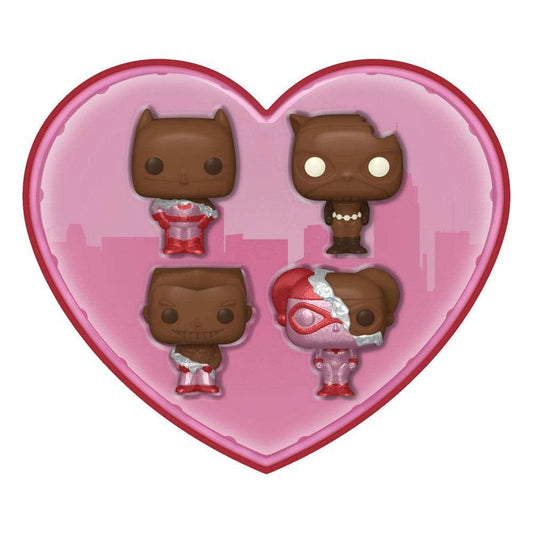 DC Valentines Pocket POP! Vinyl Figuren 4er-Pack Choc 4 cm