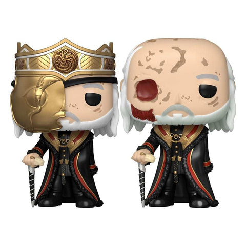 House of the Dragon POP! TV Vinyl Figuren Masked Viserys 9 cm Sortiment (6)