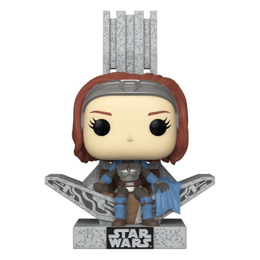 Star Wars: The Mandalorian POP! Deluxe Vinyl Figur Bo Katan w/Throne 9 cm