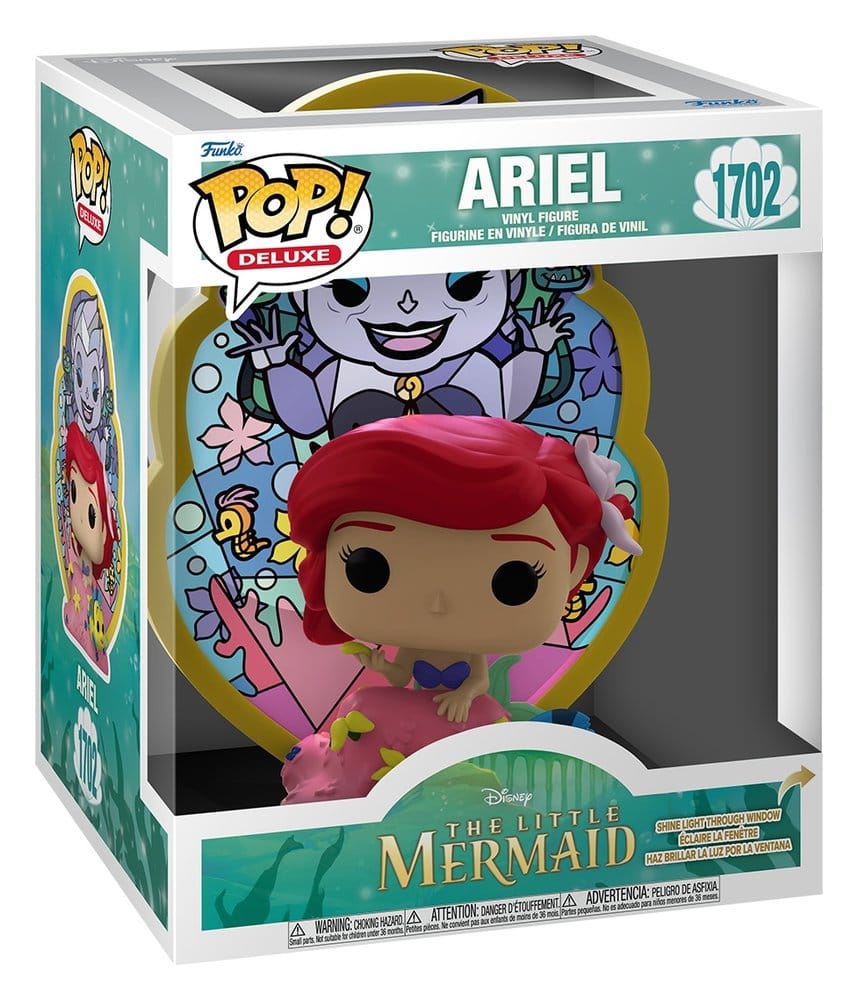 Disney POP! Deluxe Vinyl Figur Ariel(Glass) 9 cm