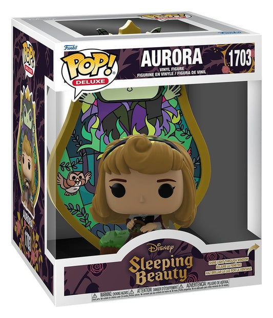 Disney POP! Deluxe Vinyl Figur Aurora(Glass) 9 cm
