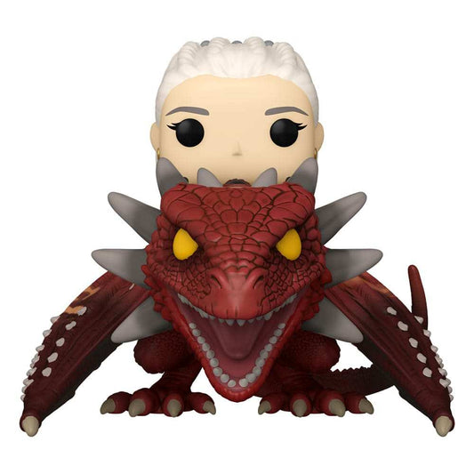 House of the Dragon POP! Rides Deluxe Vinyl Figur Rhaenys Targaryen with Meleys 9 cm