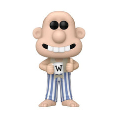 Wallace & Gromit POP! Animation Vinyl Figur Wallace In Pajamas 9 cm