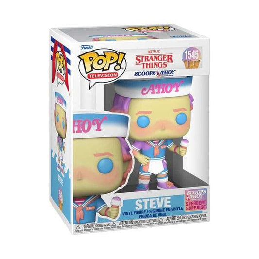 Stranger Things POP! TV Vinyl Figur Steve(Scoops Ahoy) 9 cm