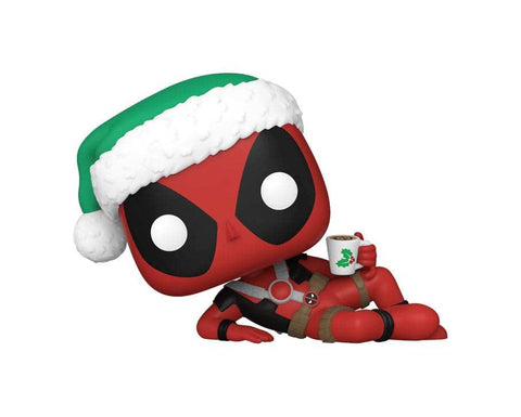 Marvel POP! Vinyl Figur Holiday Deadpool 9 cm