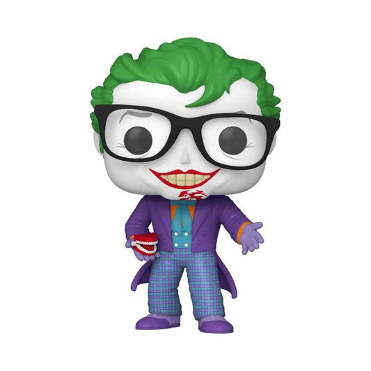 Batman 85th Anniversary POP! Movies Vinyl Figur The Joker w/Teeth 9 cm