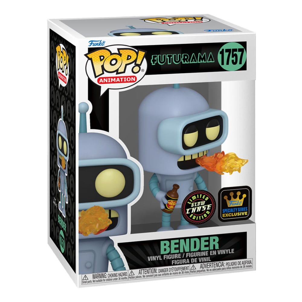 Futurama POP! TV Vinyl Figuren Bender w/CH(GW) 9 cm Sortiment (6)