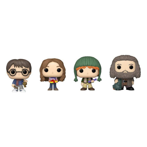 Harry Potter Holiday 2024 Pocket POP! Vinyl Schlüsselanhänger 4er-Pack Tree Holiday Box 4 cm