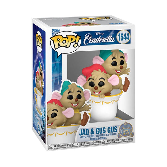Cinderella 75th Anniversary POP! Disney Vinyl Figur J&G in cup 9 cm