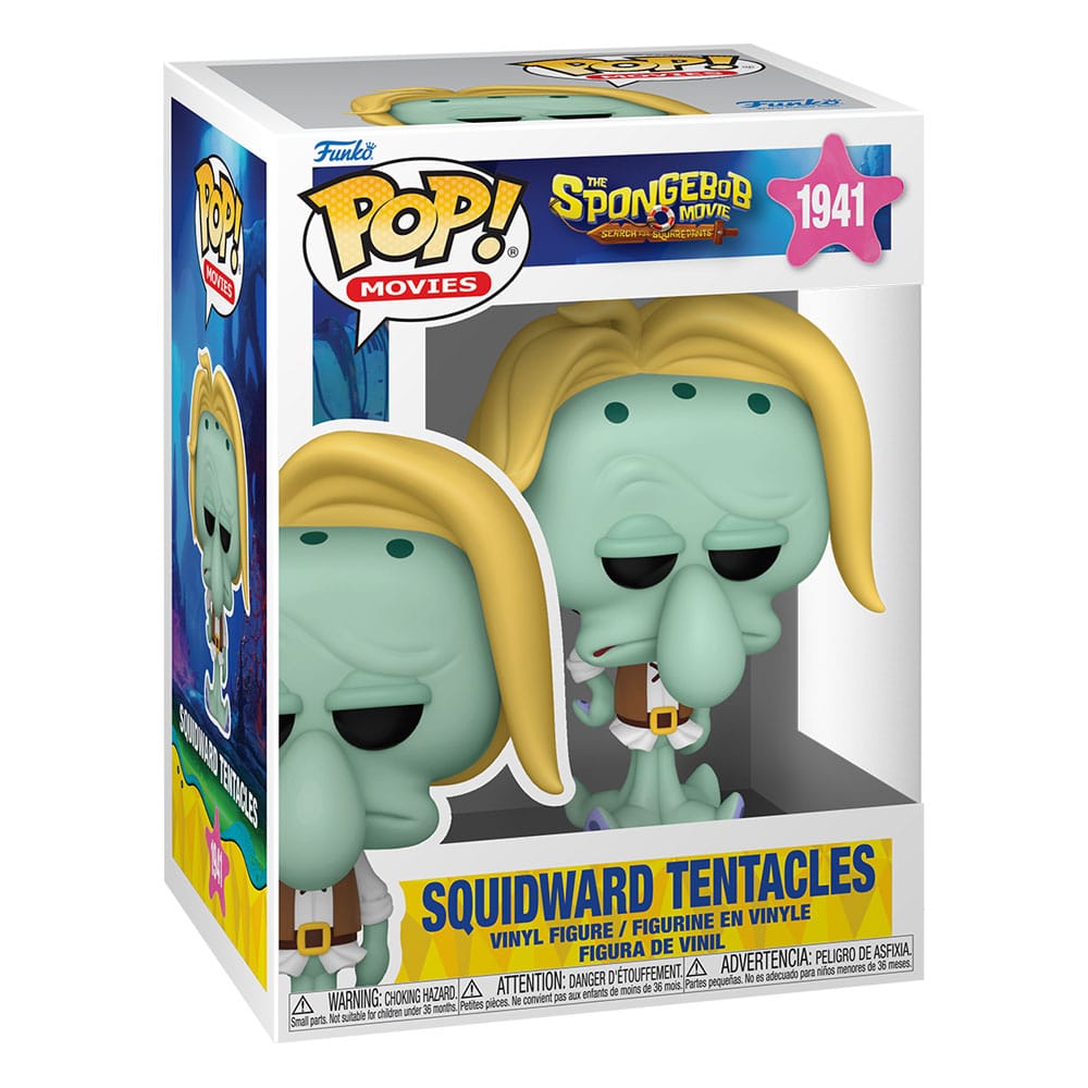 SpongeBob Schwammkopf POP! Vinyl Figur Squidward Tentacles (Pirate) 9 cm