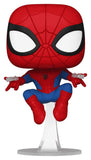 Marvel POP! Comics Vinyl Figur Web Spider-Man (Swinging) Exclusive 9 cm