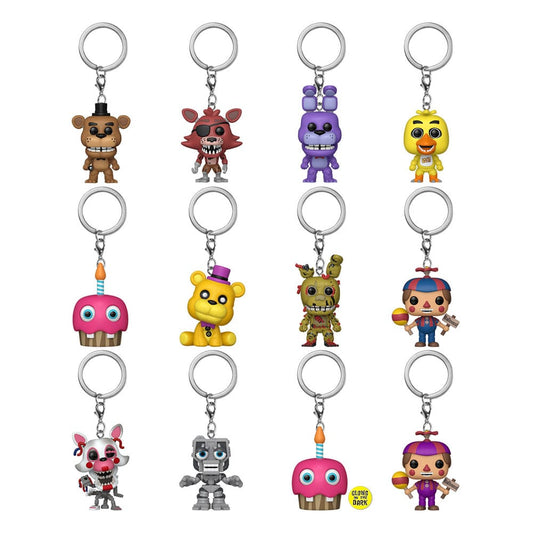 Five Nights at Freddy's POP! Vinyl Schlüsselanhänger 4 cm Classic Display (12)