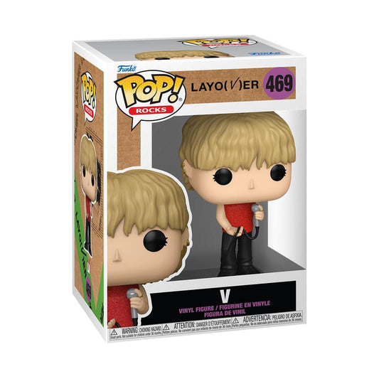 BTS Solo POP! Rocks Vinyl Figur V (Love Me Again) 9 cm