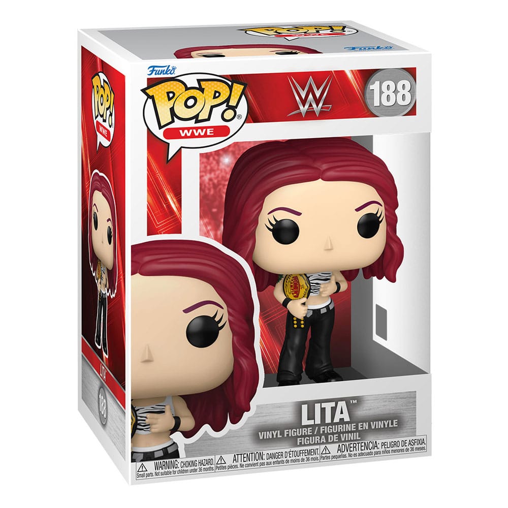 WWE POP! Vinyl Figur Lita with Championship Belt 9 cm