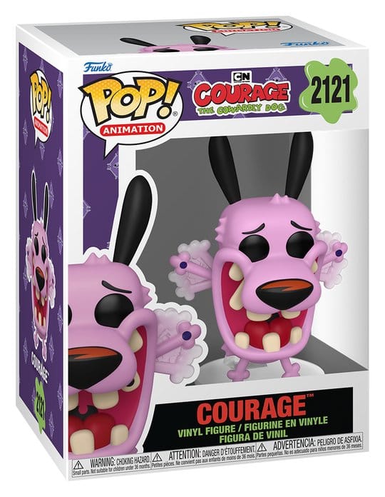 Courage the Cowardly Dog POP! Animation Vinyl Figuren Courage 9 cm
