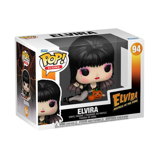Elvira POP! Icons Vinyl Figur Elvira Pumpkins 9 cm