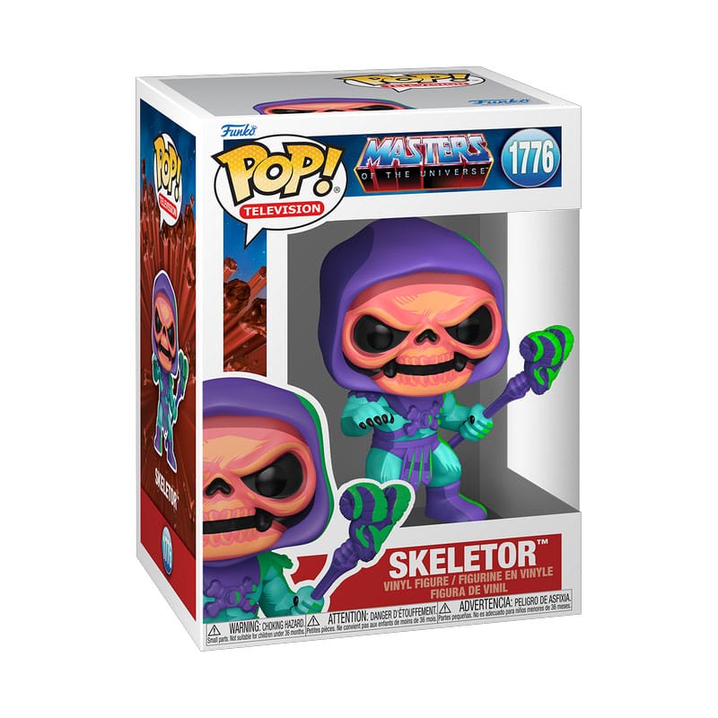 Masters of the Universe POP! Television Vinyl Figur Skeletor (Comic Deco) 9 cm