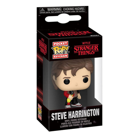 Stranger Things POP! Vinyl Schlüsselanhänger 4 cm Steve Harrington Display (12)