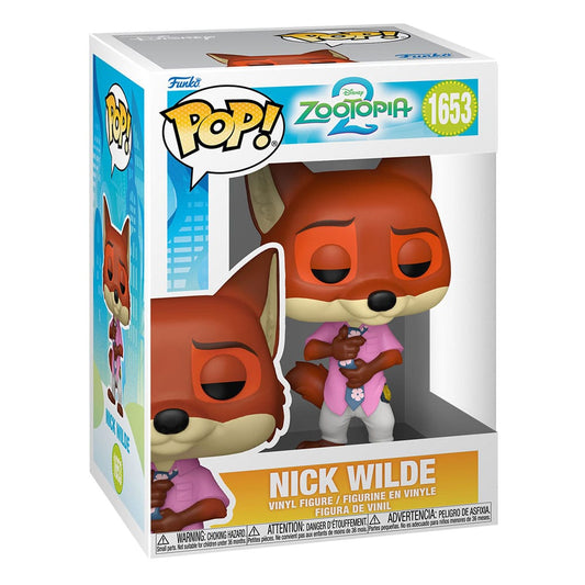 Zoomania 2 POP! Movies Vinyl Figur Nick Wilde 9 cm