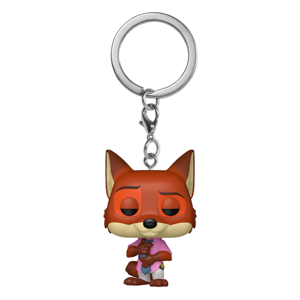 Zoomania 2 Pocket POP! Vinyl Schlüsselanhänger 4 cm Nick Wilde Display (12)