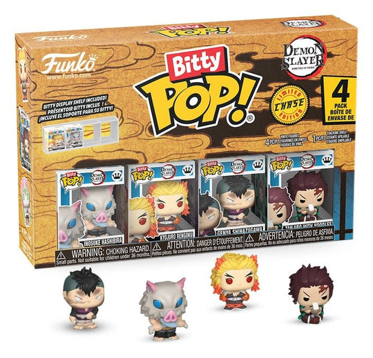 Demon Slayer: Kimetsu no Yaiba Bitty POP! Vinyl Figuren 4er-Pack Inosuke 2,5 cm