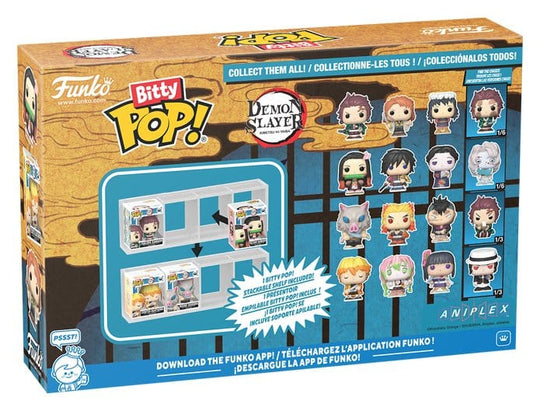 Demon Slayer: Kimetsu no Yaiba Bitty POP! Vinyl Figuren 4er-Pack Tanjiro 2,5 cm