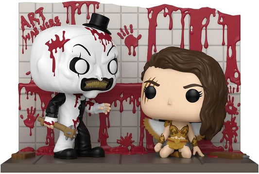 Terrifier 2 POP Moments Vinyl Figuren Art vs Sienna 9 cm
